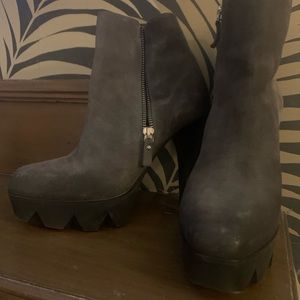 Women’s ankle high heel boots